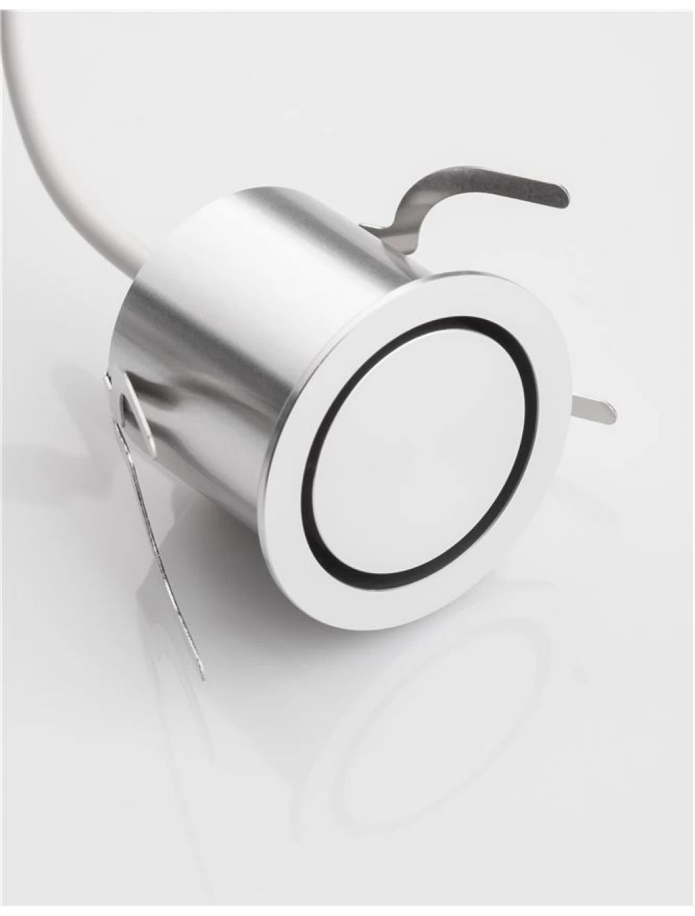 Spot incastrat pentru scari din Aluminiu Argintiu H4.3xL4.4cm IP20 2.5W 700lm 3000k NATAL
