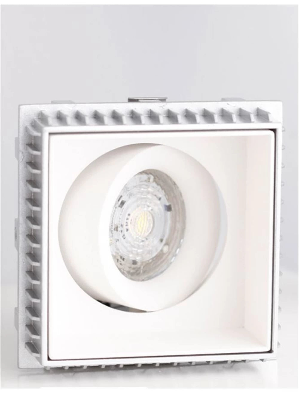 Spot incastrat din Aluminiu Alb H6.2xL8.8cm IP20 LED GU10 BRAD