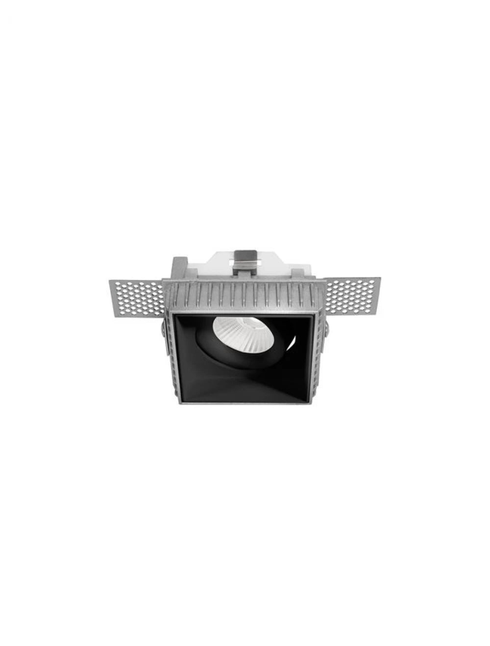 Spot incastrat din Aluminiu Negru H6.2xL8.8cm IP20 LED GU10 BRAD