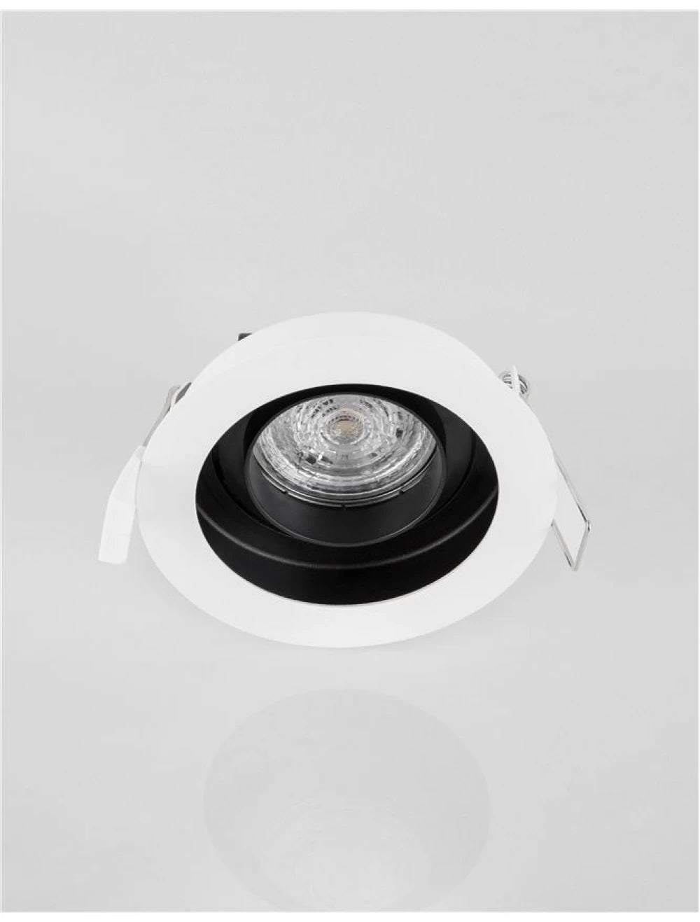 Spot incastrat din Aluminiu Alb interior negru H3.8xL10cm IP20 LED GU10 CEDI