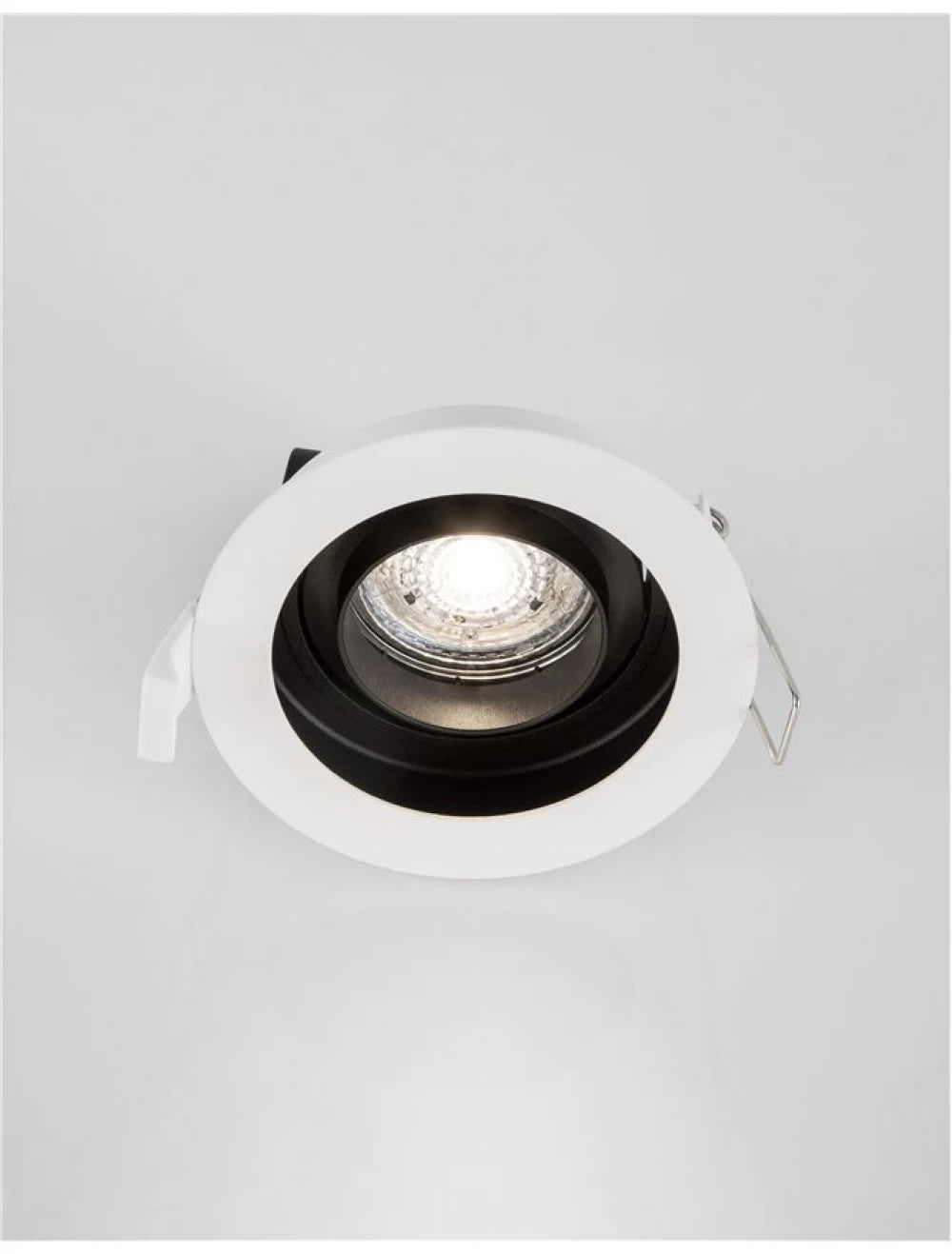 Spot incastrat din Aluminiu Alb interior negru H3.8xL10cm IP20 LED GU10 CEDI