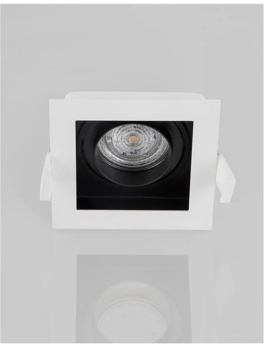 Spot incastrat din Aluminiu Alb interior negru H3.8xL10cm IP20 LED GU10 CEDI