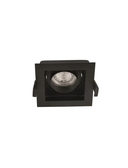 Spot incastrat din Aluminiu Negru H3.8xL10cm IP20 LED GU10 CEDI