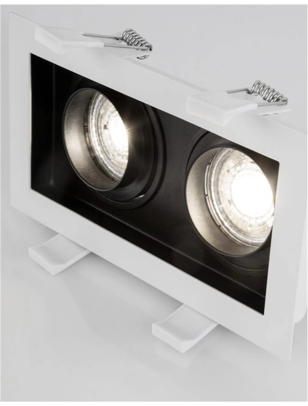 Spot incastrat din Aluminiu Alb interior negru H3.8xL18.3cm IP20 LED GU10 CEDI