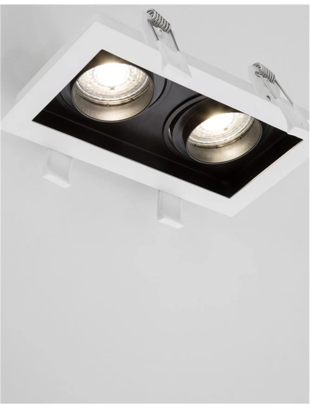 Spot incastrat din Aluminiu Alb interior negru H3.8xL18.3cm IP20 LED GU10 CEDI