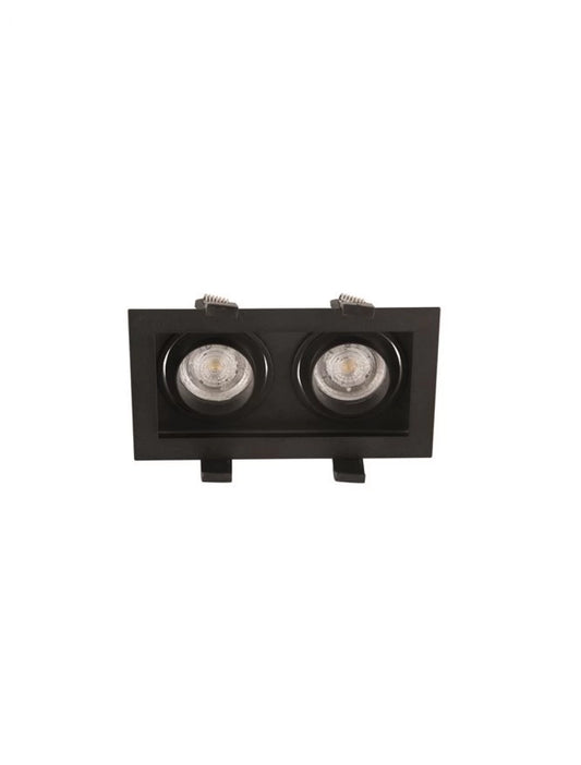 Spot incastrat din Aluminiu Negru H3.8xL18.3cm IP20 LED GU10 CEDI