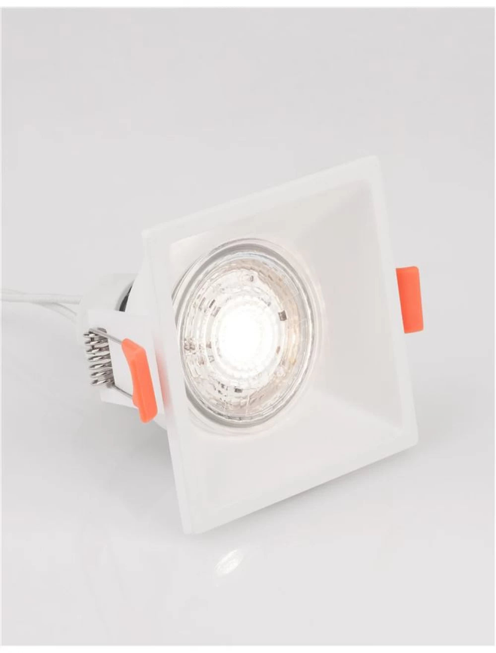 Spot incastrat din Aluminiu Alb H4.5xL7.5cm IP20 LED GU10 STAF