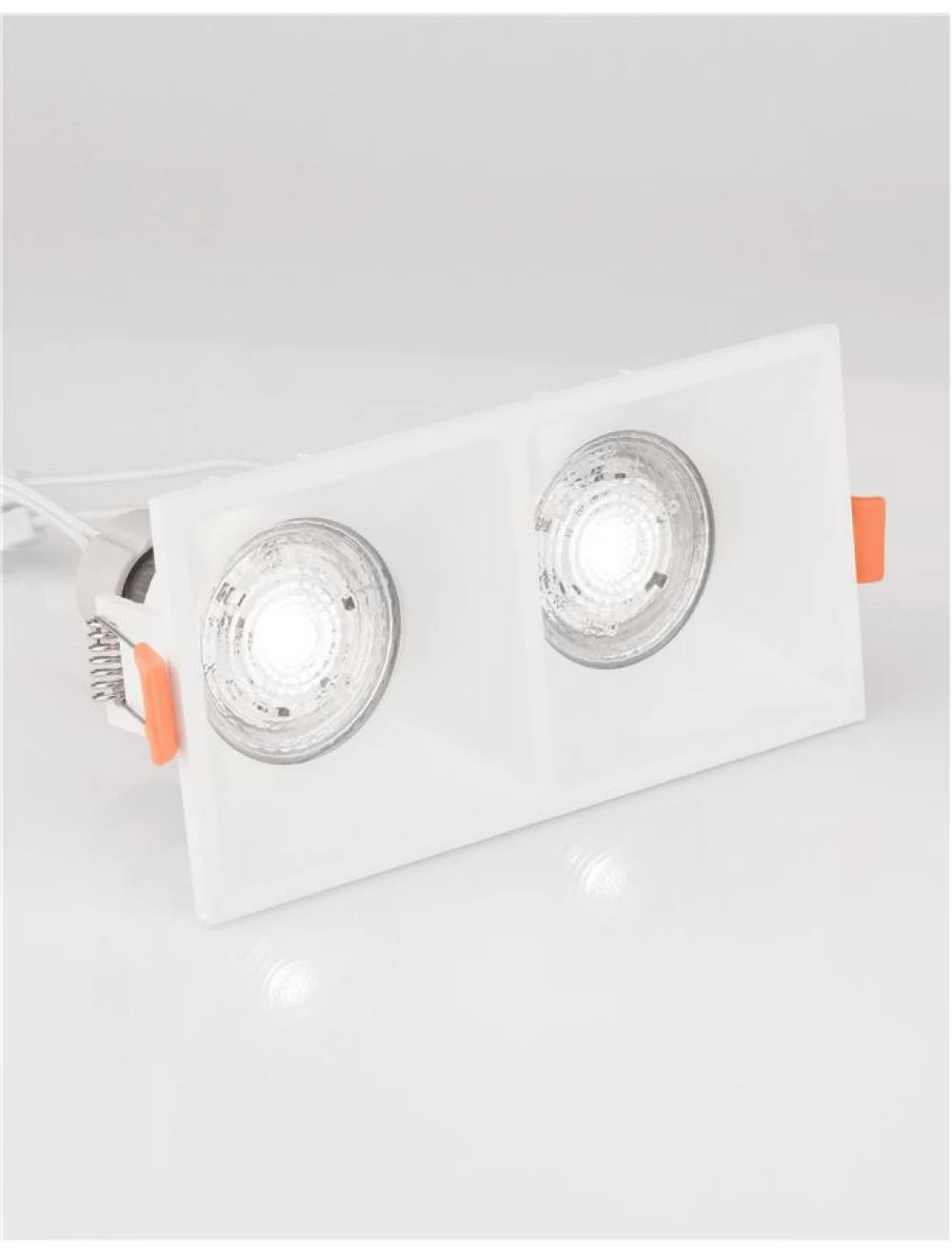 Spot incastrat din Aluminiu Alb H4.5xL15cm IP20 LED GU10 STAF