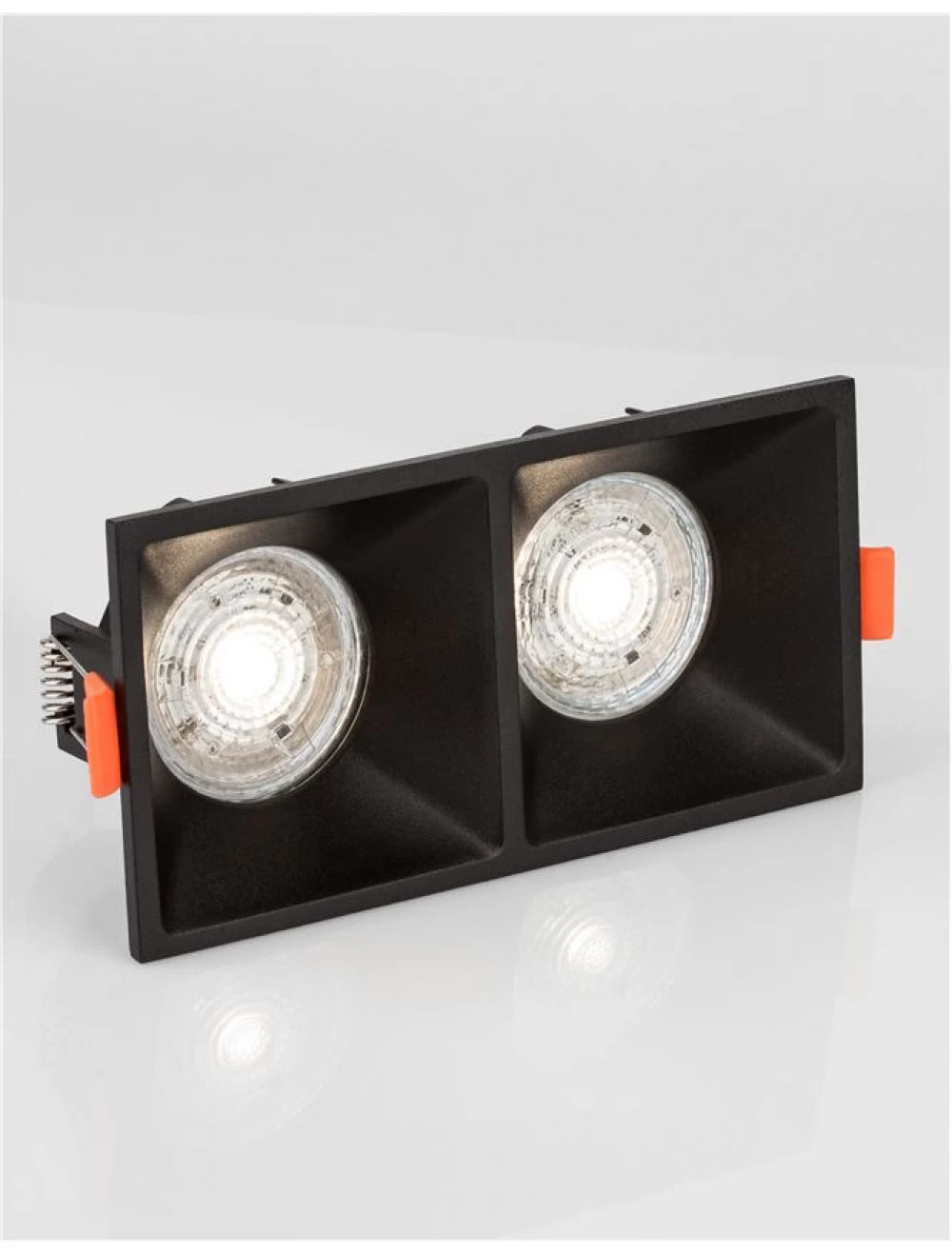 Spot incastrat din Aluminiu Negru H4.5xL15cm IP20 LED GU10 STAF