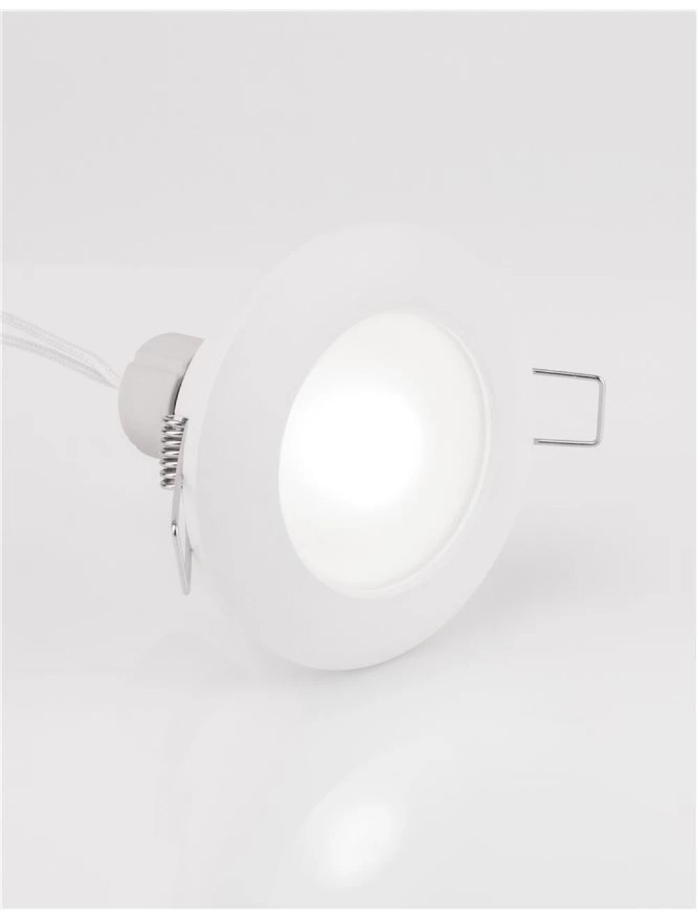 Spot incastrat din Aluminiu Alb H3.8xL9.3cm IP44 LED GU10 TEX