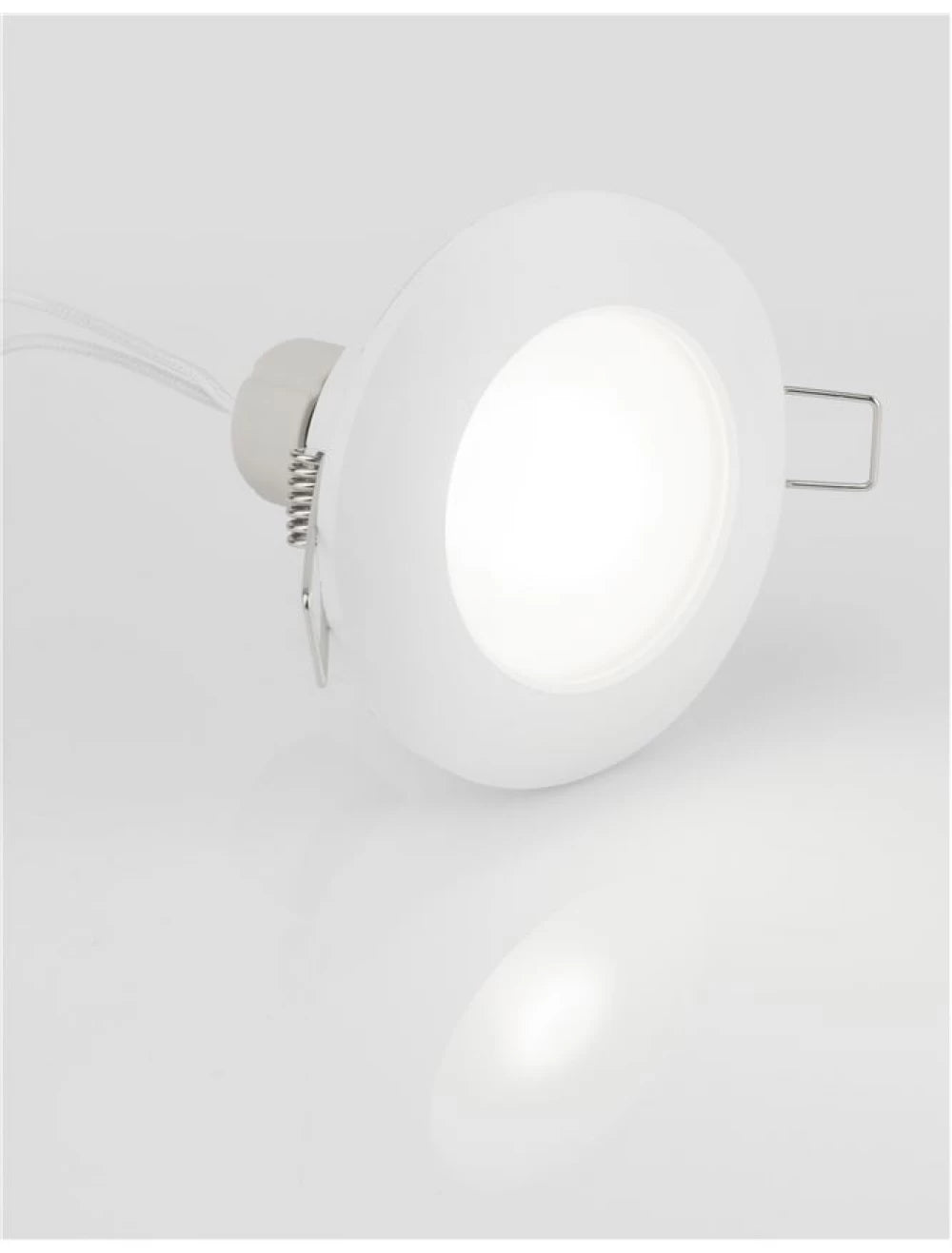 Spot incastrat din Aluminiu Alb H3.8xL9.3cm IP44 LED GU10 TEX