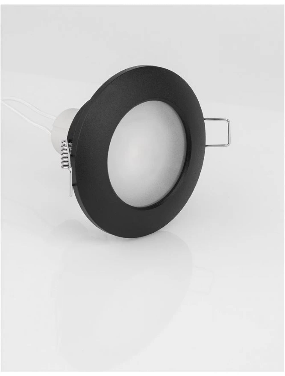 Spot incastrat din Aluminiu Negru H3.8xL9.3cm IP44 LED GU10 TEX