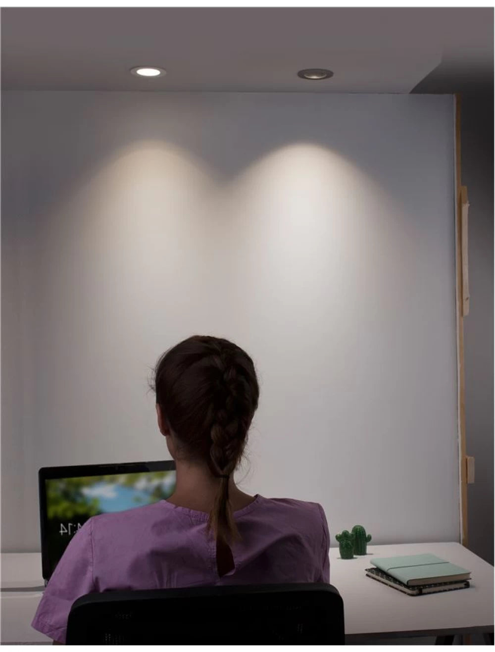 Spot incastrat din Aluminiu Alb H2.5xL9.2cm IP20 LED GU10 REDO