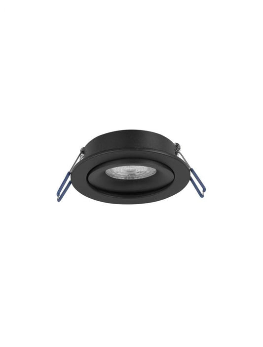 Spot incastrat din Aluminiu Negru H2.5xL9.2cm IP20 LED GU10 REDO