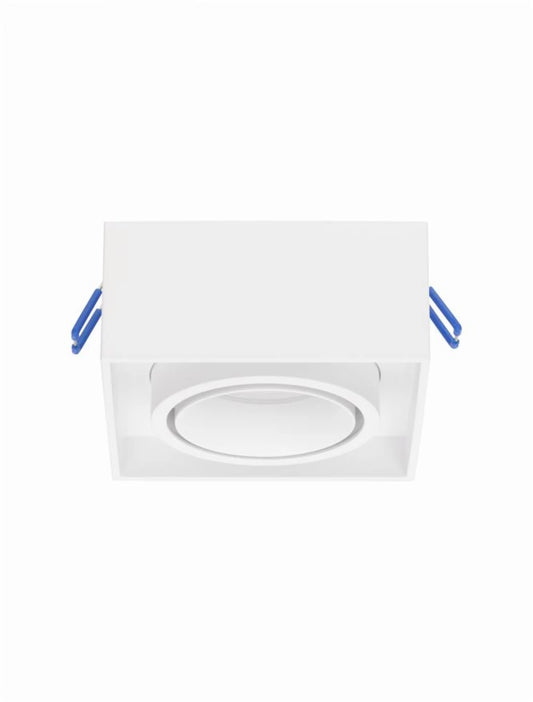 Spot incastrat din Aluminiu Alb H7.8xL9.6cm IP20 LED GU10 BROOK