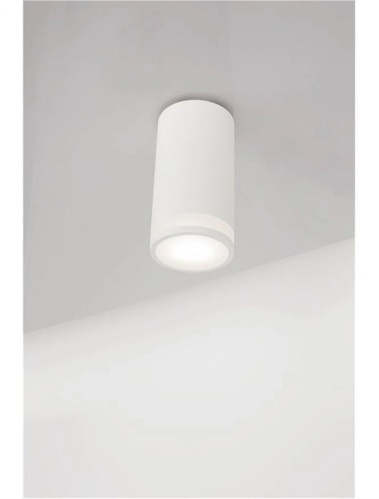 Spot aplicat din Aluminiu Alb H11.5xL6cm IP20 LED GU10 ESCA