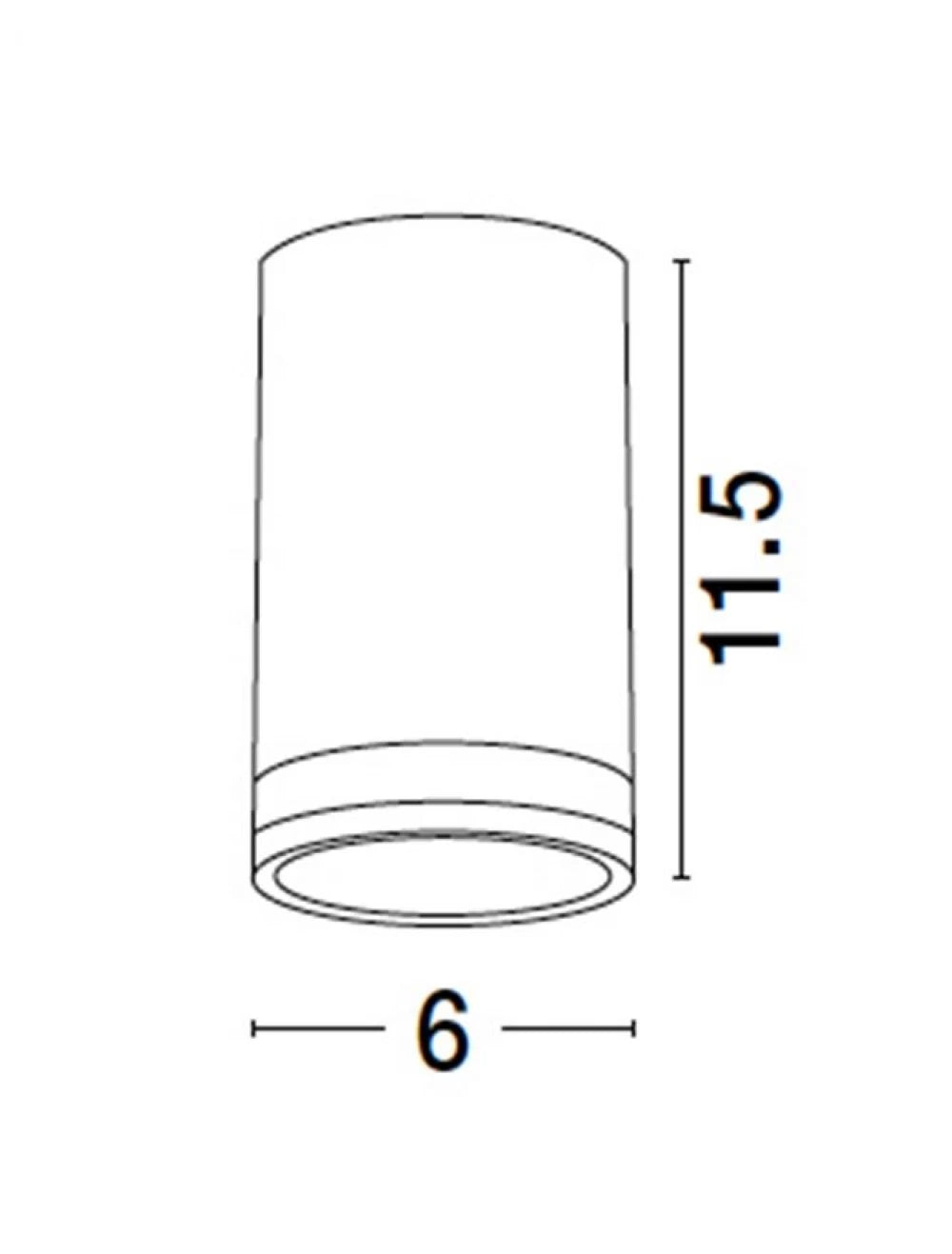 Spot aplicat din Aluminiu Alb H11.5xL6cm IP20 LED GU10 ESCA