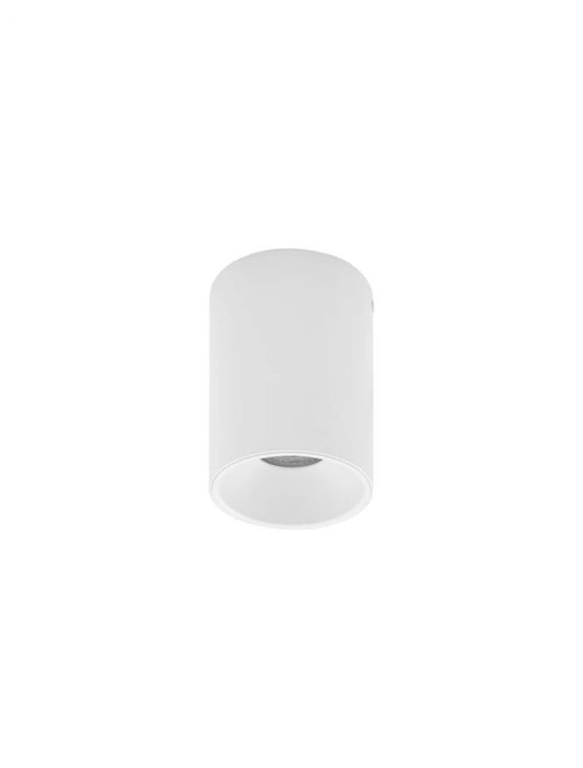 Spot aplicat din Aluminiu Alb H14xL9.6cm IP20 LED GU10 NIDO