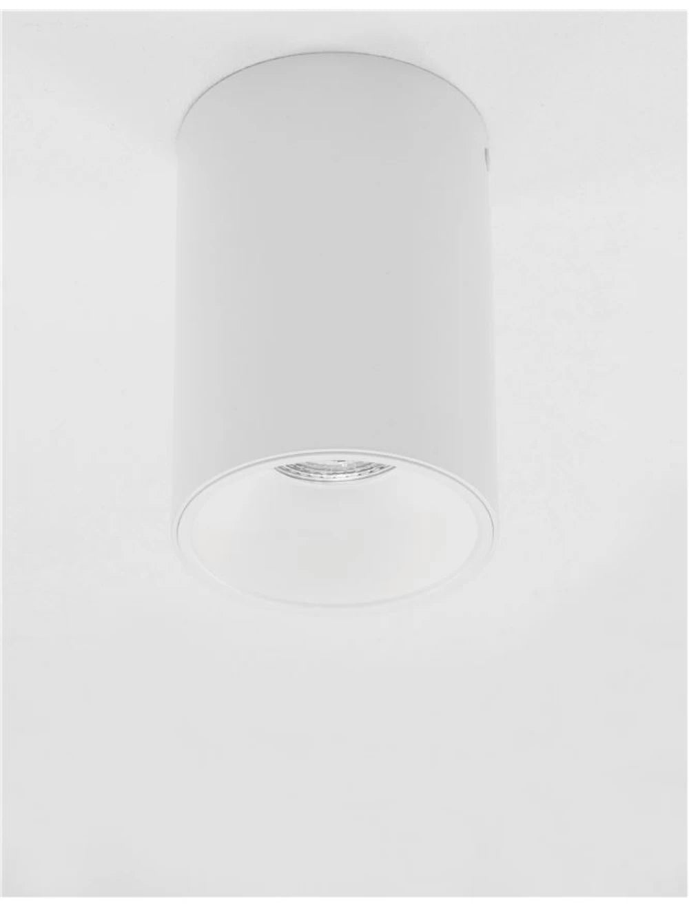 Spot aplicat din Aluminiu Alb H14xL9.6cm IP20 LED GU10 NIDO
