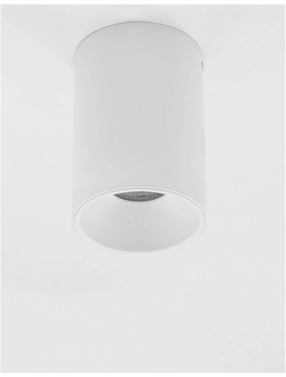 Spot aplicat din Aluminiu Alb H14xL9.6cm IP20 LED GU10 NIDO