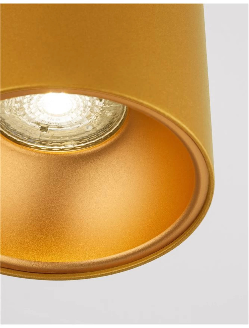 Spot aplicat din Aluminiu Auriu H14xL9.6cm IP20 LED GU10 NIDO