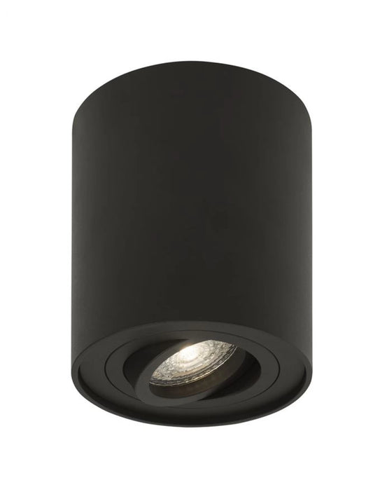 Spot aplicat din Aluminiu Negru H12.5xL9.6cm IP20 LED GU10 GOZZANO