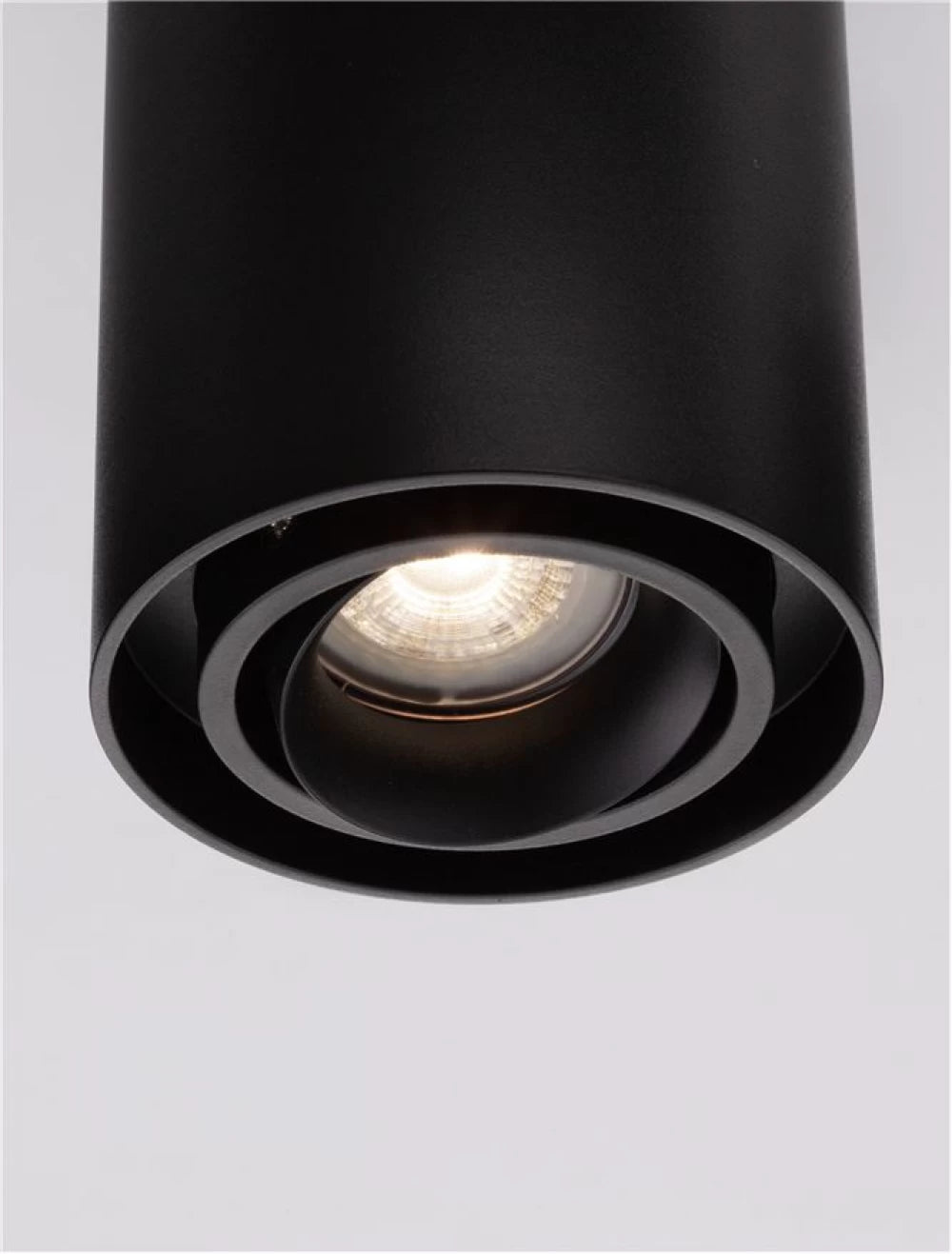 Spot aplicat din Aluminiu Negru H12.5xL9.6cm IP20 LED GU10 ULTY
