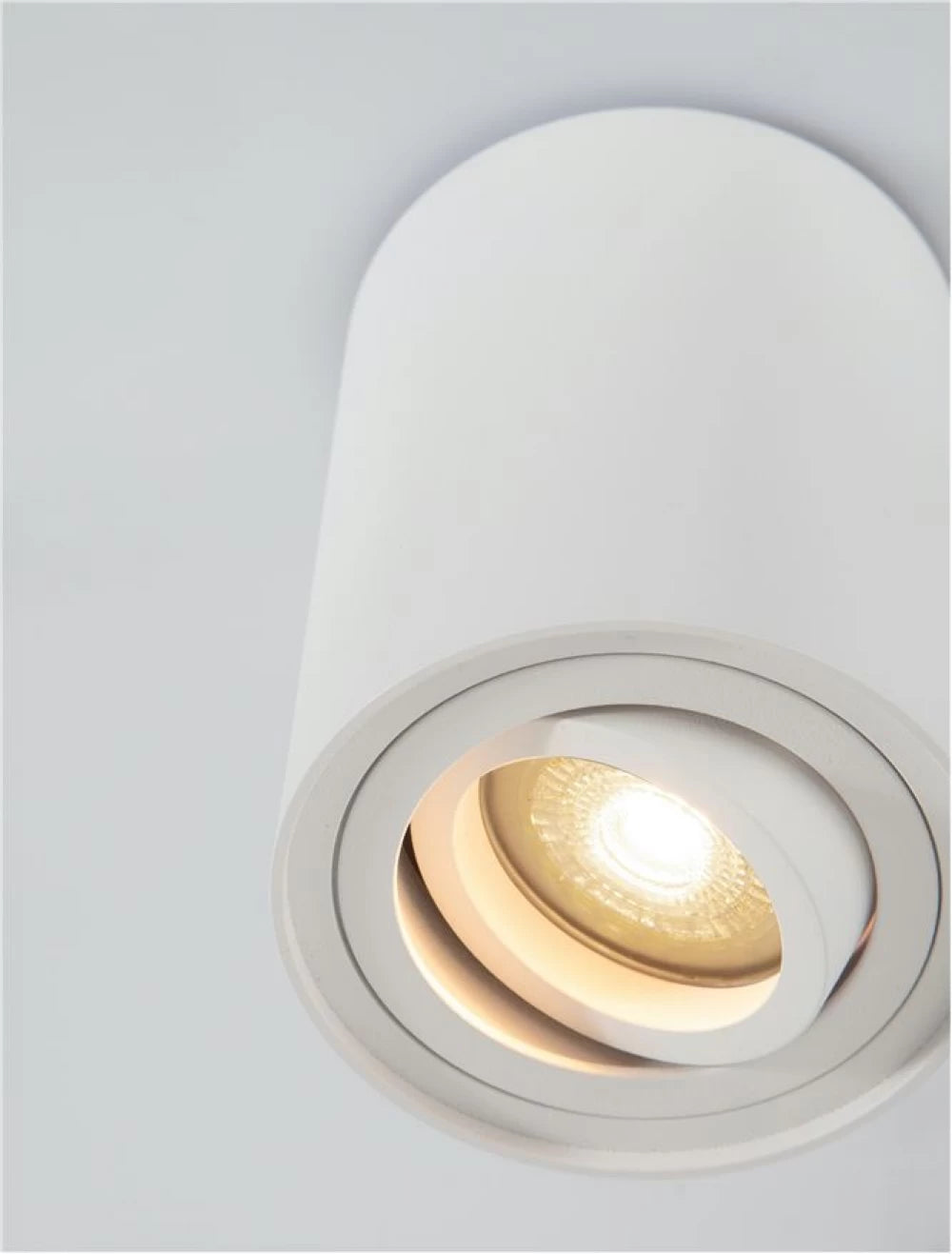 Spot aplicat din Aluminiu Alb H11.5xL8.5cm IP20 LED GU10 ULTY