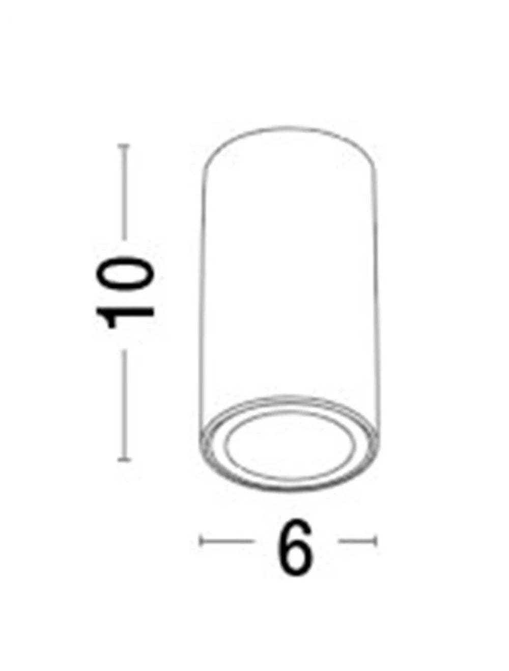 Spot aplicat din Aluminiu Alb H10xL6cm IP20 LED GU10 LOYD
