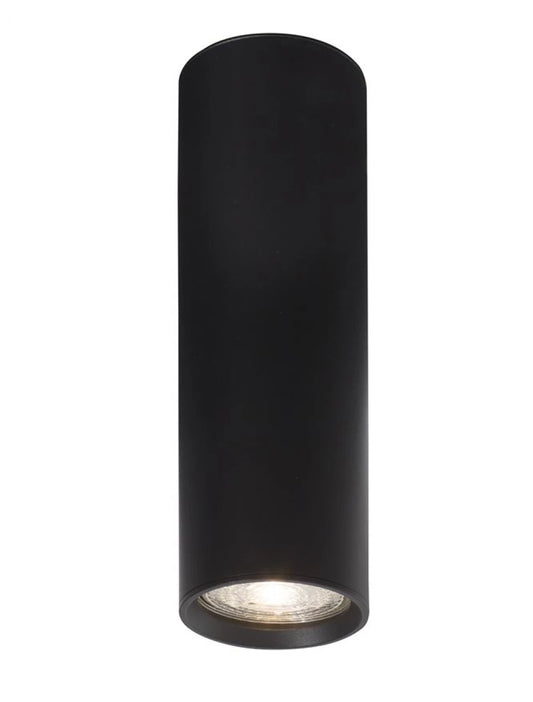 Spot aplicat din Aluminiu Negru H20xL6cm IP20 LED GU10 MARUPE