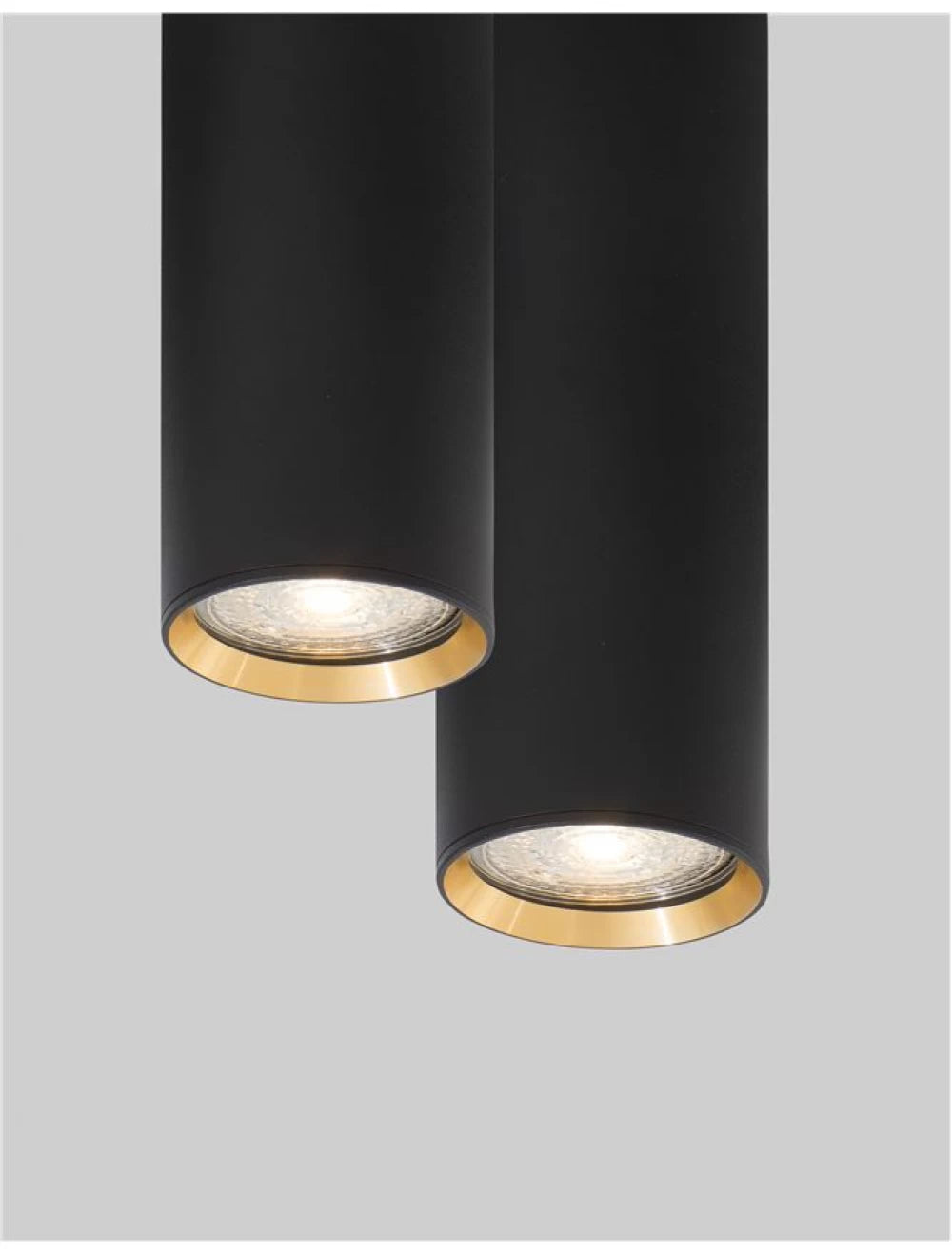 Spot aplicat din Aluminiu Negru H20xL6cm IP20 LED GU10 MARUPE
