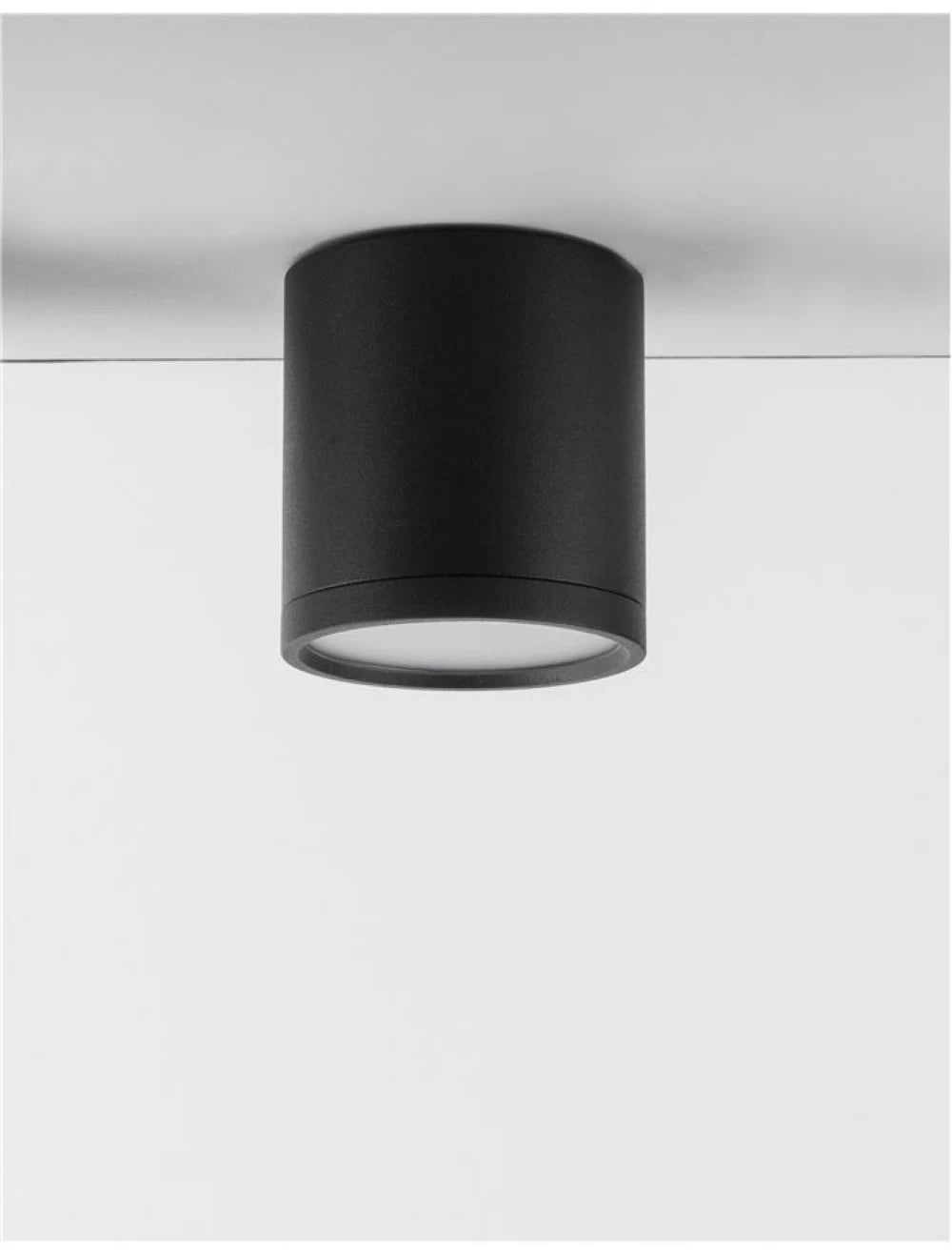 Spot aplicat din Aluminiu Negru H7.5xL7cm IP20 7W 570lm 4000k GARF
