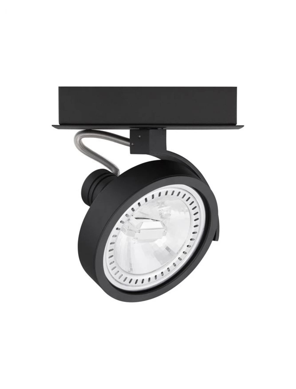 Spot aplicat din Aluminiu Negru H19xL14.5cm IP20 LED AR111 THOMAS