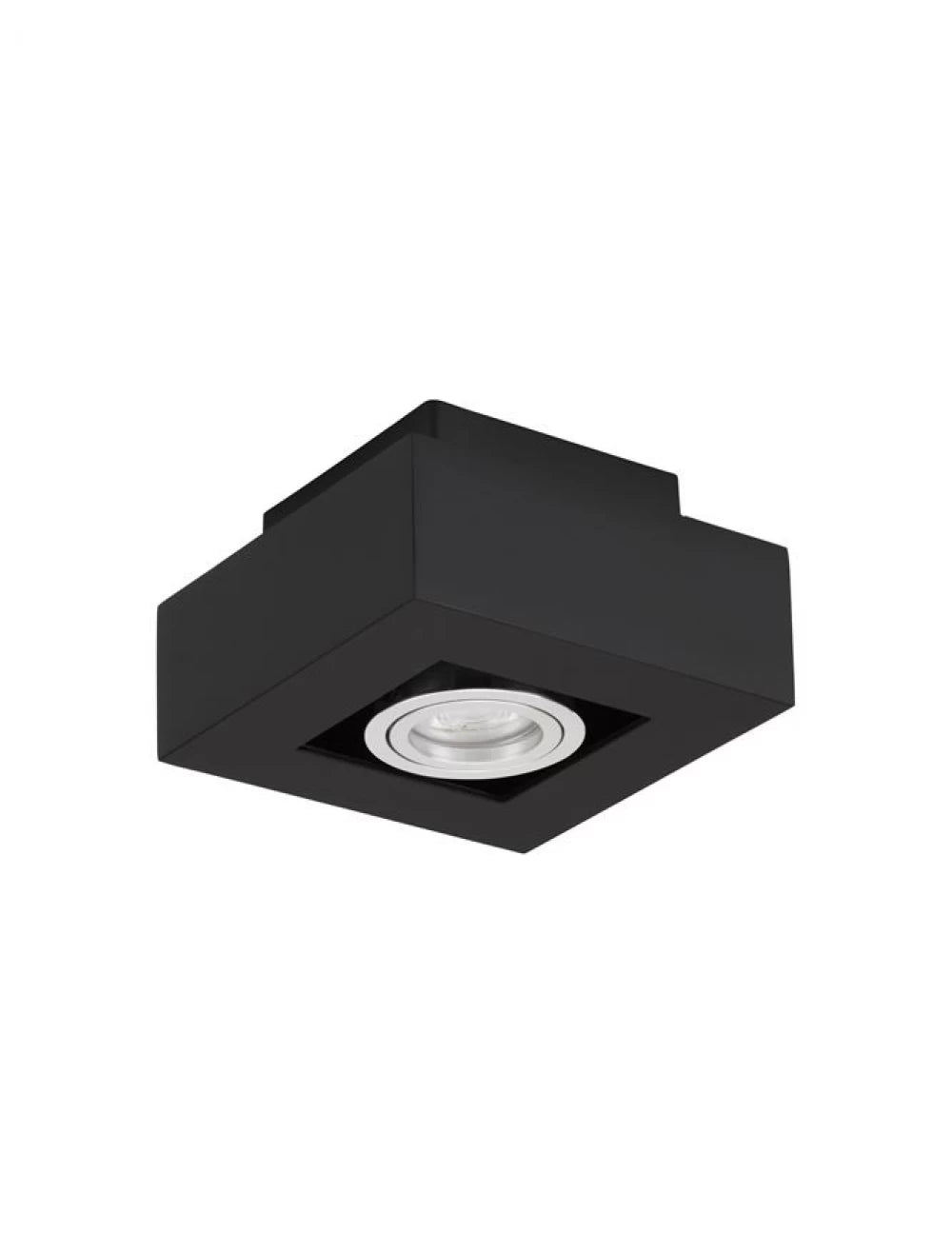 Spot aplicat din Aluminiu Negru H8.6xL14.5cm IP20 LED GU10 ROBIN