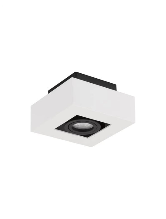 Spot aplicat din Aluminiu Alb H8.6xL14.5cm IP20 LED GU10 ROBIN