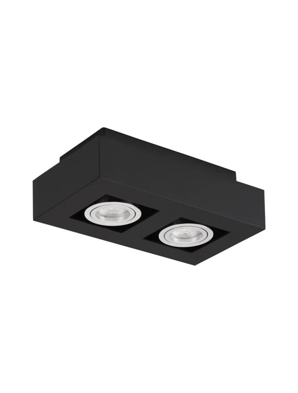 Spot aplicat din Aluminiu Negru H8.6xL25cm IP20 LED GU10 ROBIN
