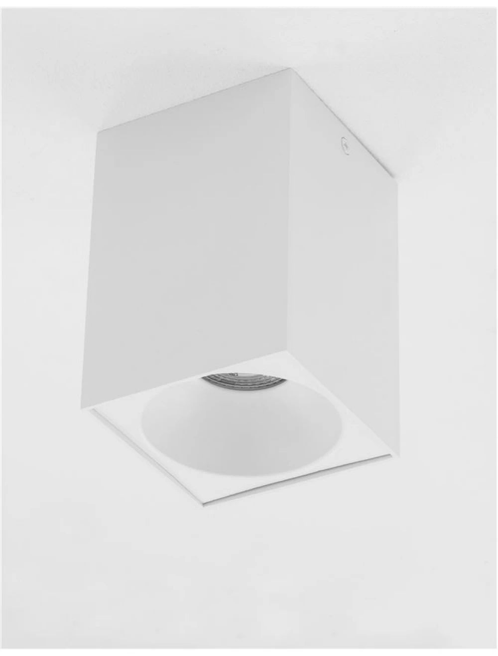 Spot aplicat din Aluminiu Alb H14.5xL9.5cm IP20 LED GU10 NIDO
