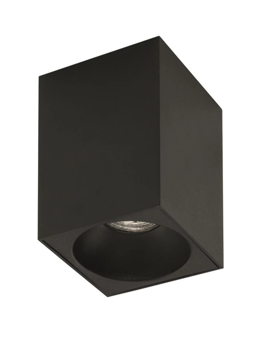 Spot aplicat din Aluminiu Negru H14.5xL9.5cm IP20 LED GU10 NIDO