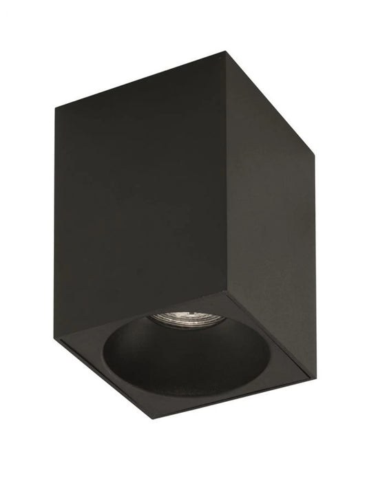 Spot aplicat din Aluminiu Negru H14.5xL9.5cm IP20 LED GU10 NIDO