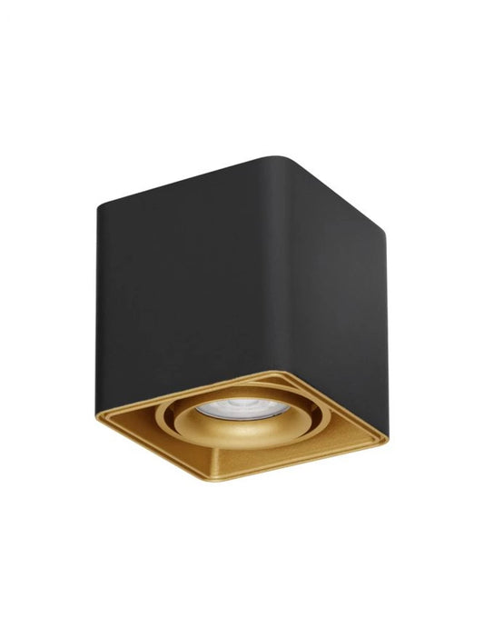 Spot aplicat din Aluminiu Negru/Auriu H10xL11cm IP20 LED GU10 NAMI