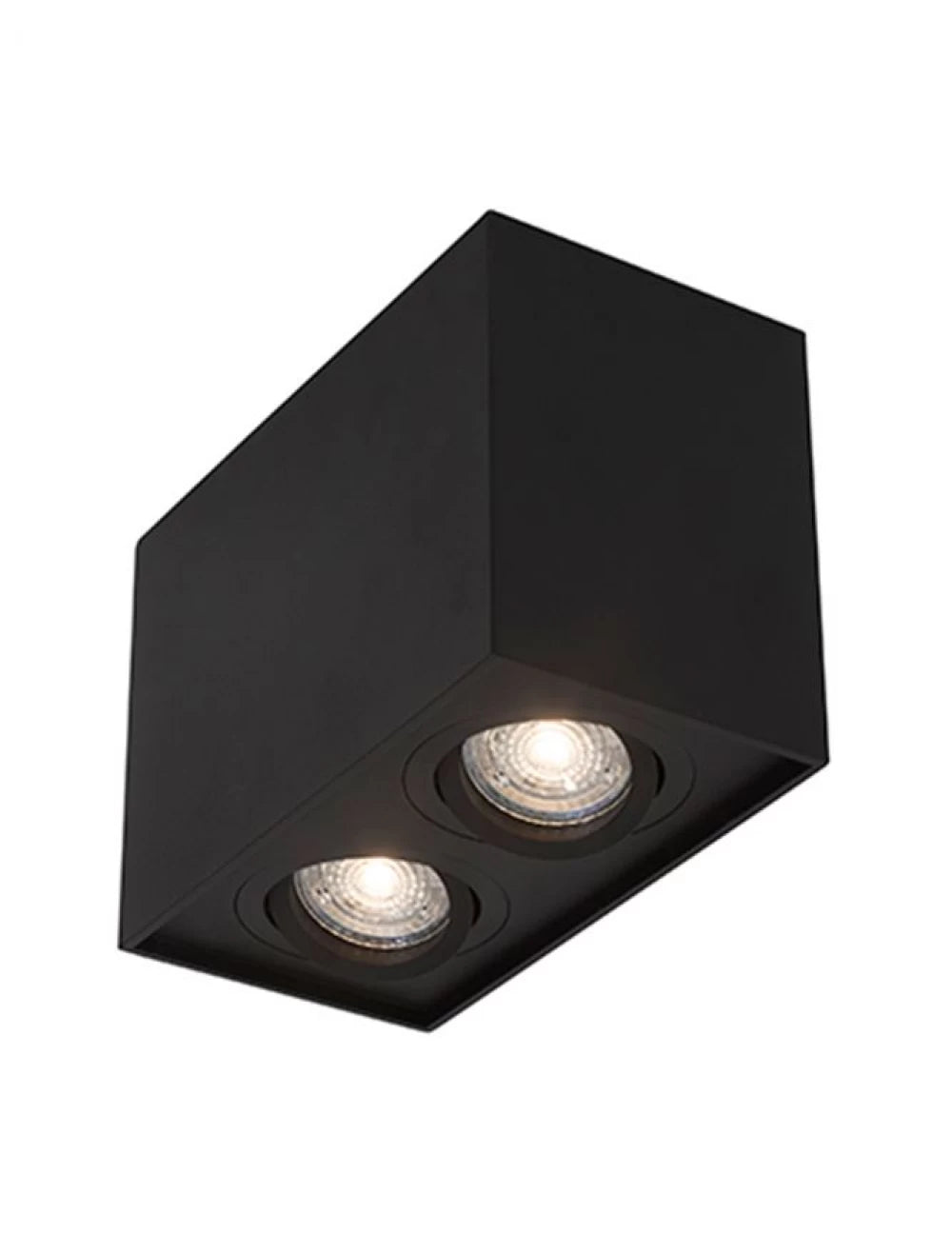Spot aplicat din Aluminiu Negru H9xL16cm IP20 LED GU10 RENDE