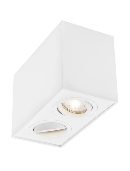 Spot aplicat din Aluminiu Alb H9xL16cm IP20 LED GU10 RENDE