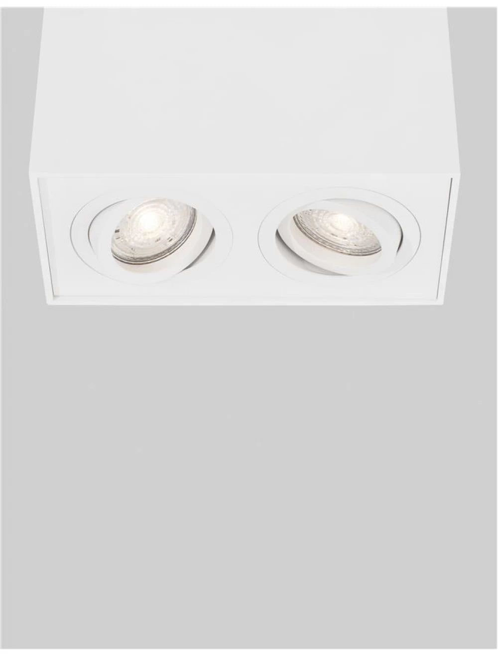 Spot aplicat din Aluminiu Alb H12.5xL18cm IP20 LED GU10 RENDE