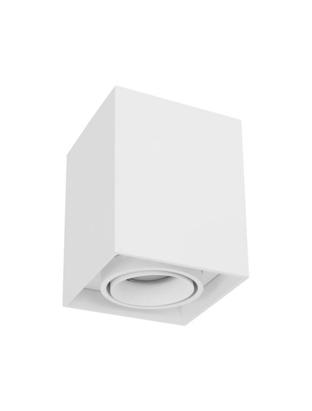 Spot aplicat din Aluminiu Alb H12.5xL9.6cm IP20 LED GU10 RENDE