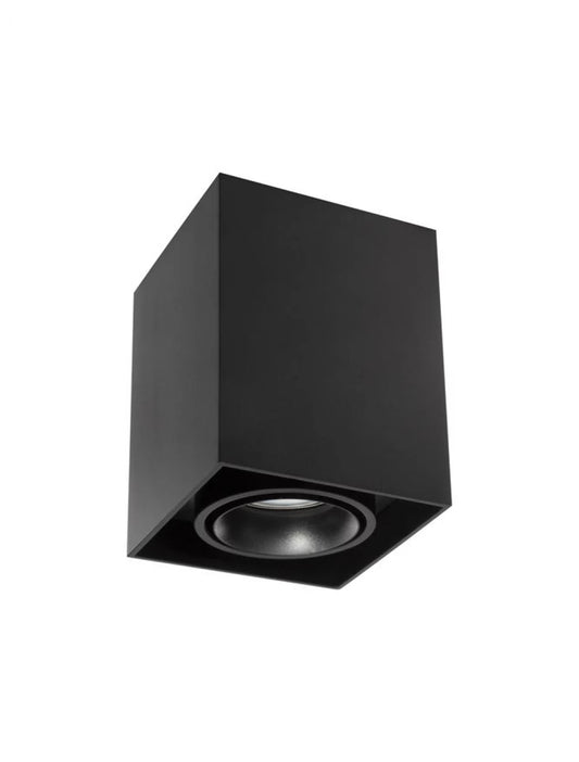 Spot aplicat din Aluminiu Negru H12.5xL9.6cm IP20 LED GU10 RENDE