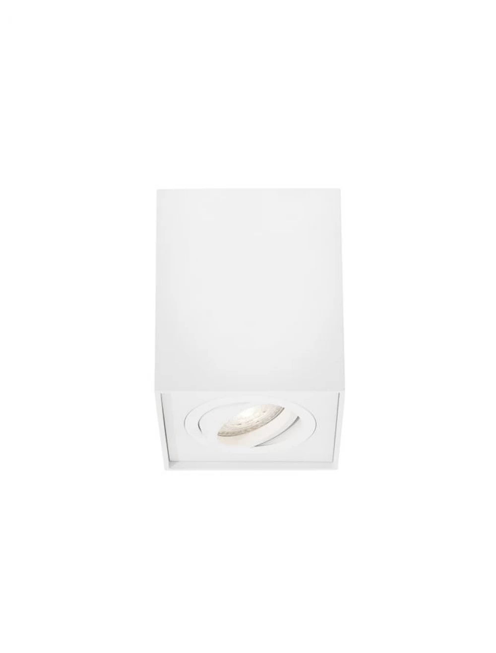 Spot aplicat din Aluminiu Alb H12.5xL9.6cm IP20 LED GU10 RENDE