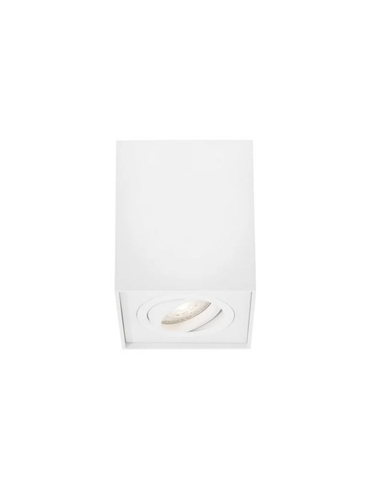 Spot aplicat din Aluminiu Alb H12.5xL9.6cm IP20 LED GU10 RENDE
