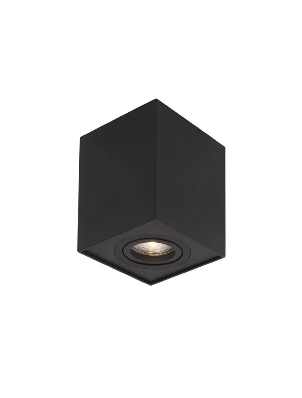 Spot aplicat din Aluminiu Negru H12.5xL9.6cm IP20 LED GU10 RENDE