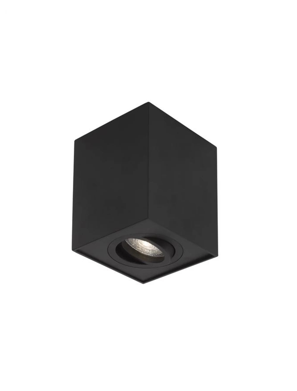 Spot aplicat din Aluminiu Negru H12.5xL9.6cm IP20 LED GU10 RENDE