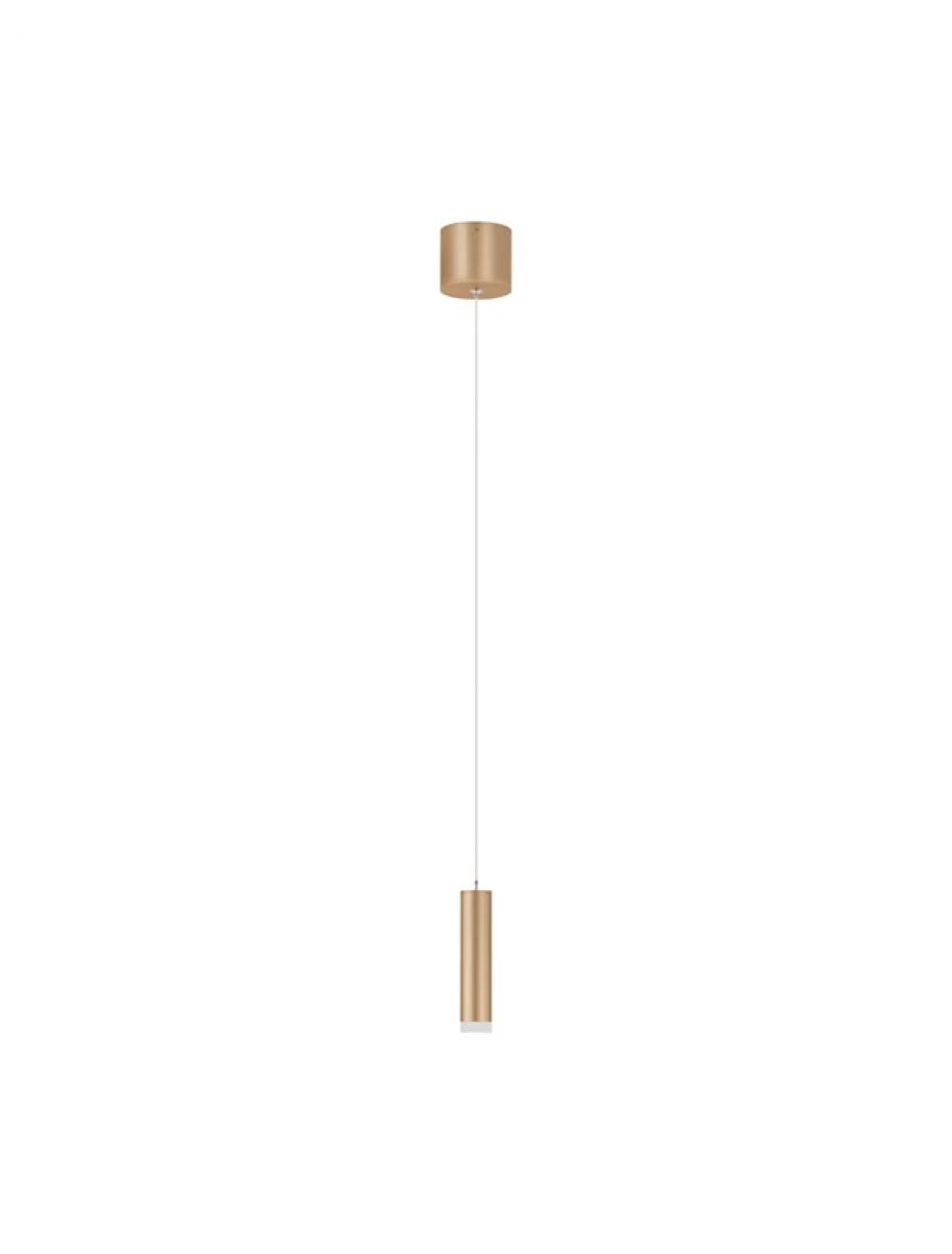 Pendul din Aluminiu Auriu H120xL3cm IP20 5w 3000k DOC